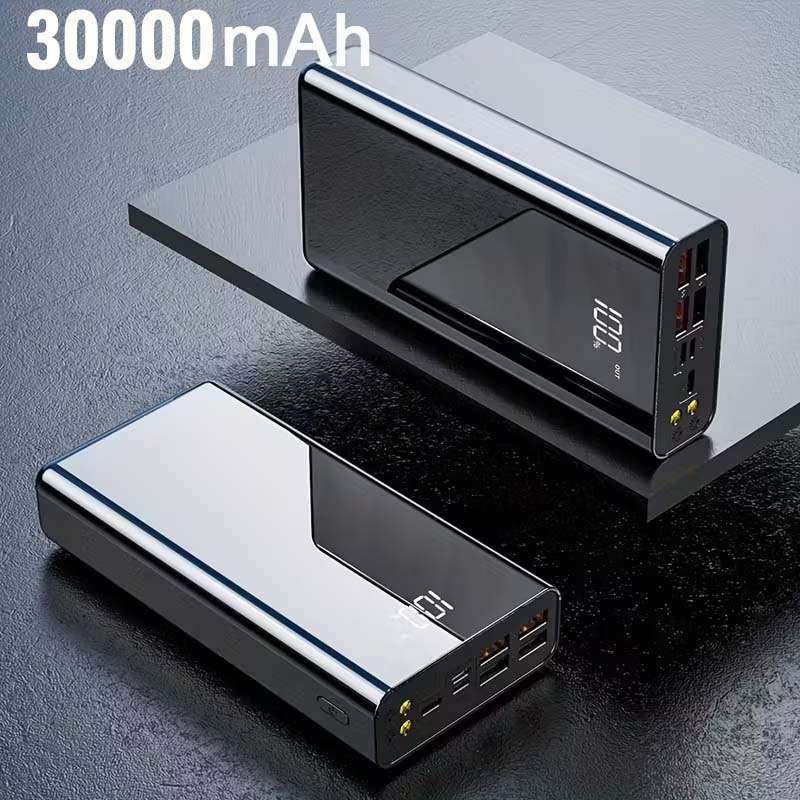 Smartwatch Phone Watches - Carregador Portátil 30000mAh Power Bank, Bateria