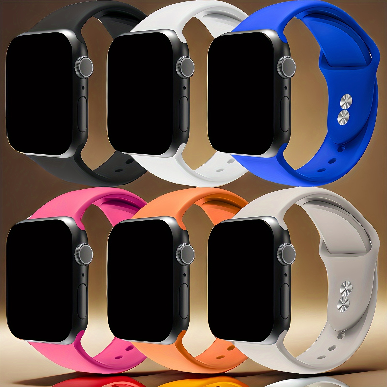 Smartwatch Iphone Watches For Women - Esporte silicone macio para apple watch