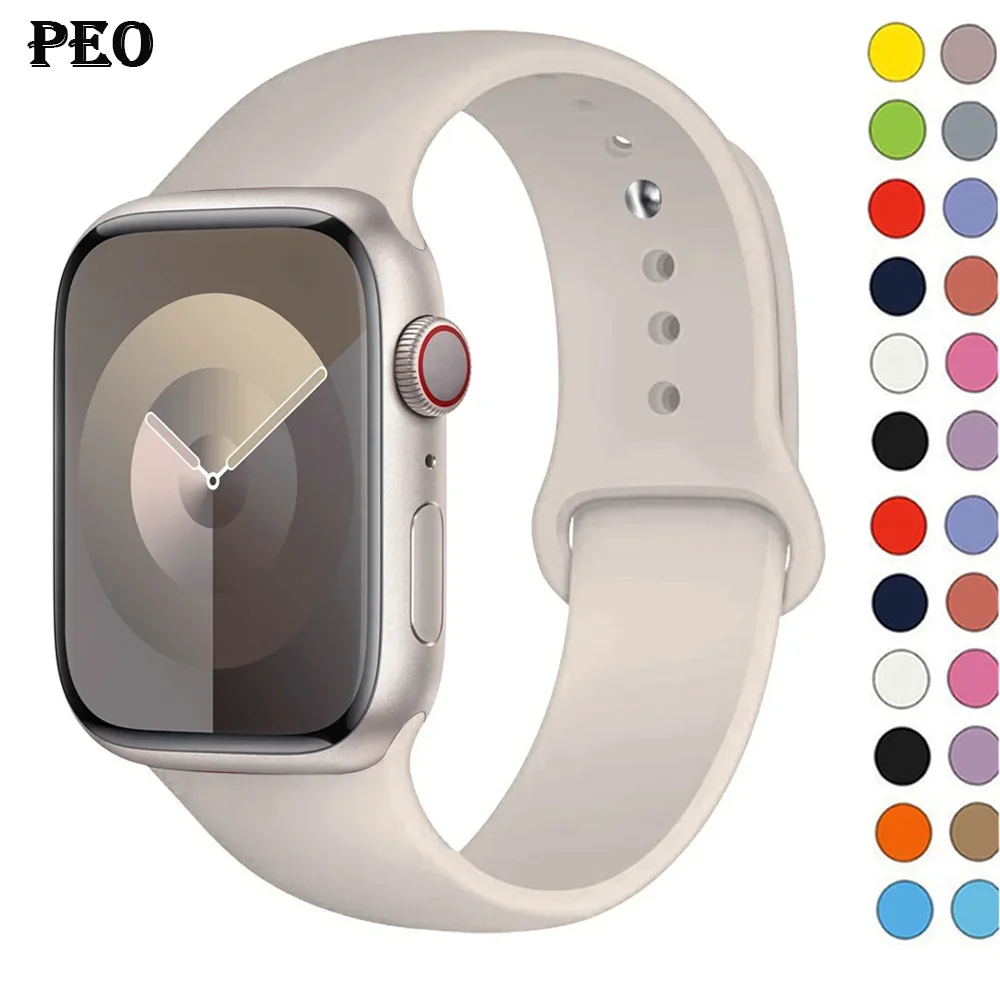 Smartwatch Iphone Watches For Women - Pulseira de silicone para apple watch,