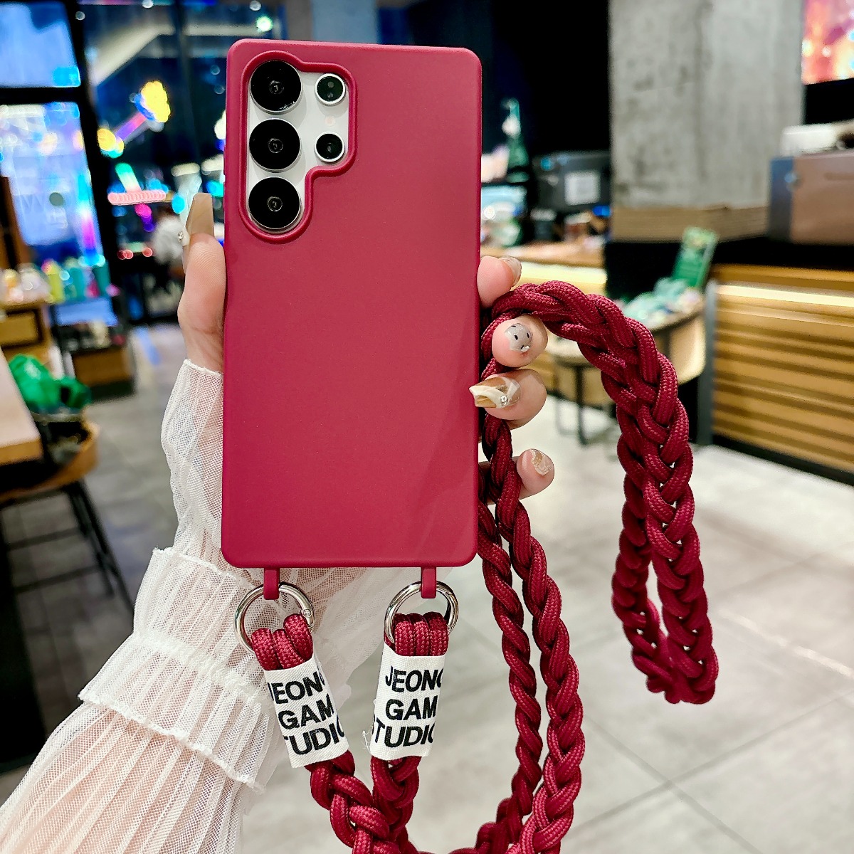 Samsung Galaxy Strap - Capa de Silicone Macia para Samsung