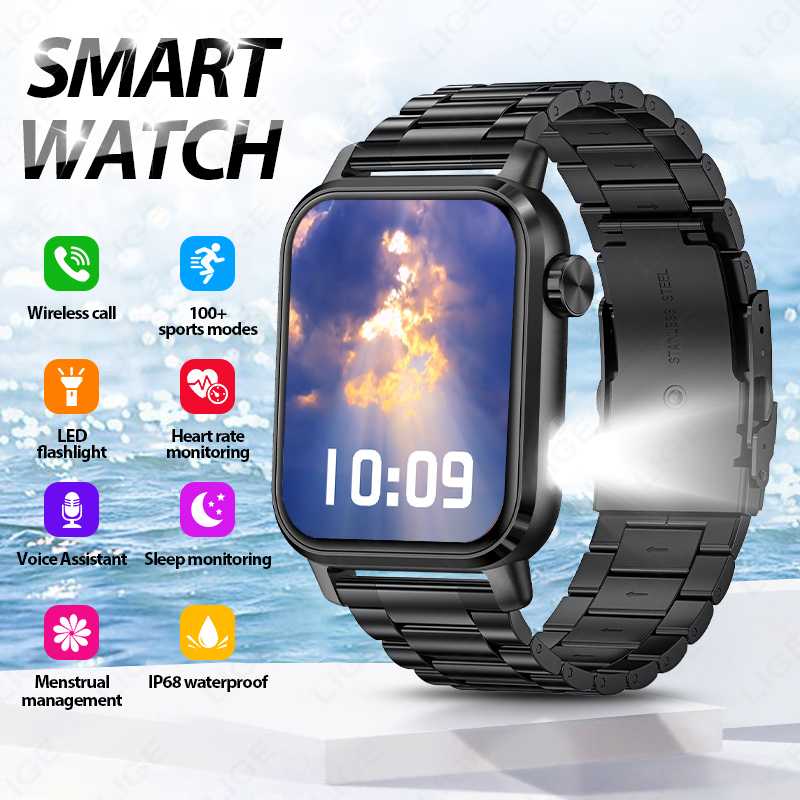 Smartwatch Watches For Sale - Relógio Inteligente LIGE, Monitor de Fitness