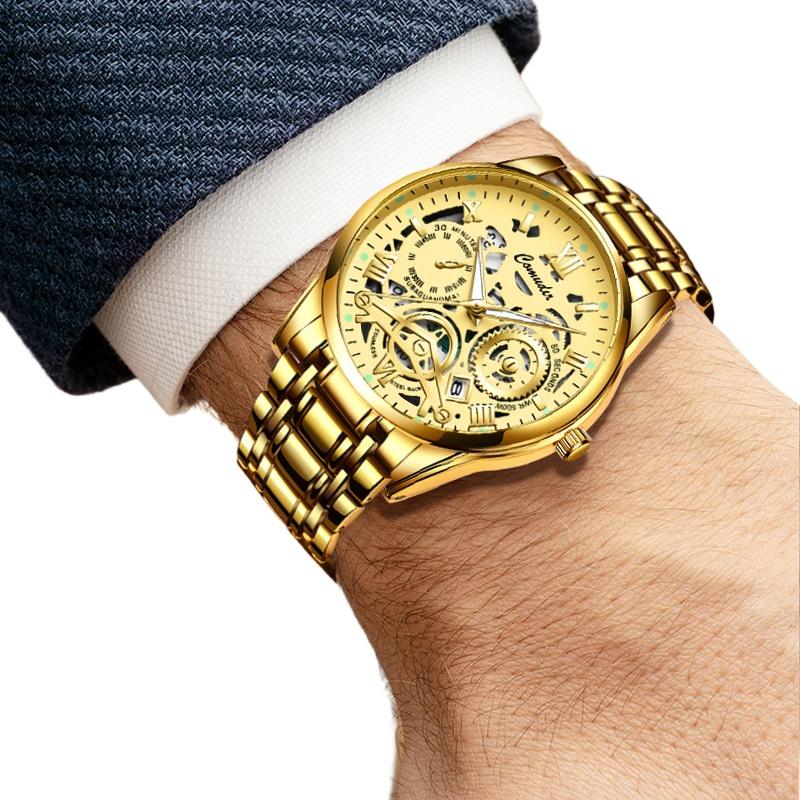 Smartwatch Luxury Watches - Relógio de Pulso Masculino de Quartzo