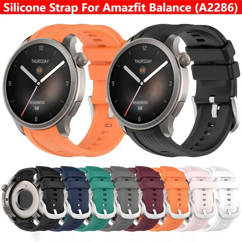 Smartwatch Watches Amazfit - Pulseira de Silicone para Relógio Inteligente