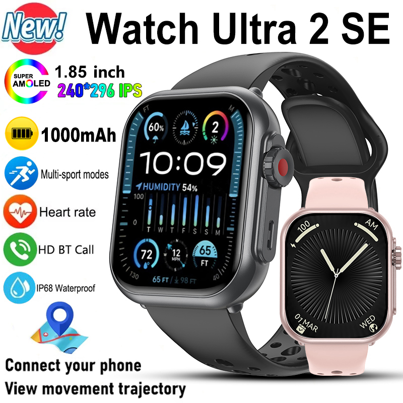 Relógio inteligente ultra 2 se - Smartwatch Iphone Watches For Women avaliação e preço