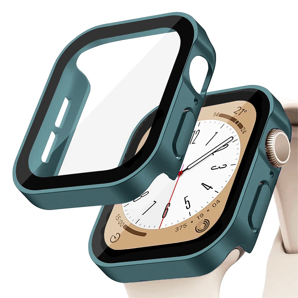 Vidro + capa para apple watch  - Smartwatch Iphone Watches For Women avaliação e preço