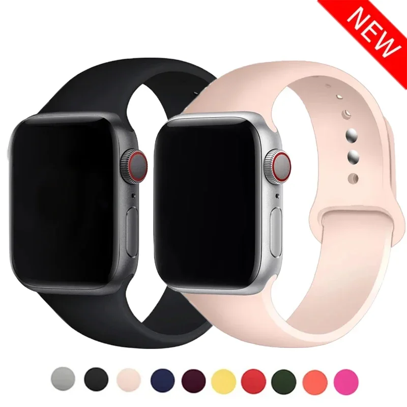 Esporte silicone macio para ap - Smartwatch Iphone Watches For Women avaliação e preço
