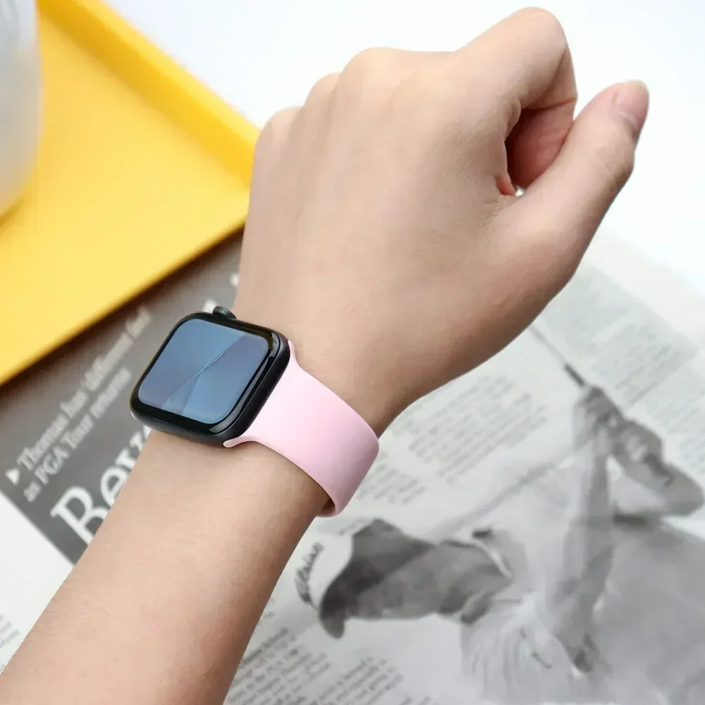 Esporte silicone macio para ap - Smartwatch Iphone Watches For Women avaliação e preço
