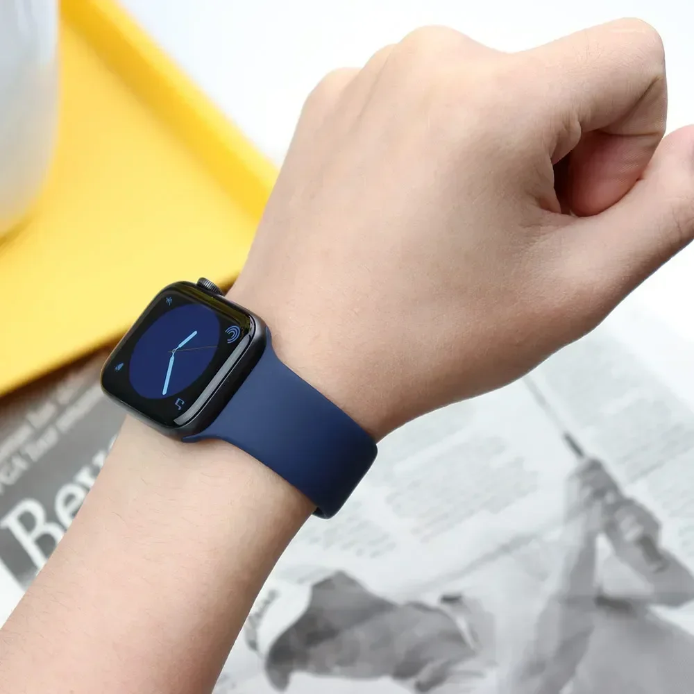 Esporte silicone macio para ap - Smartwatch Iphone Watches For Women avaliação e preço