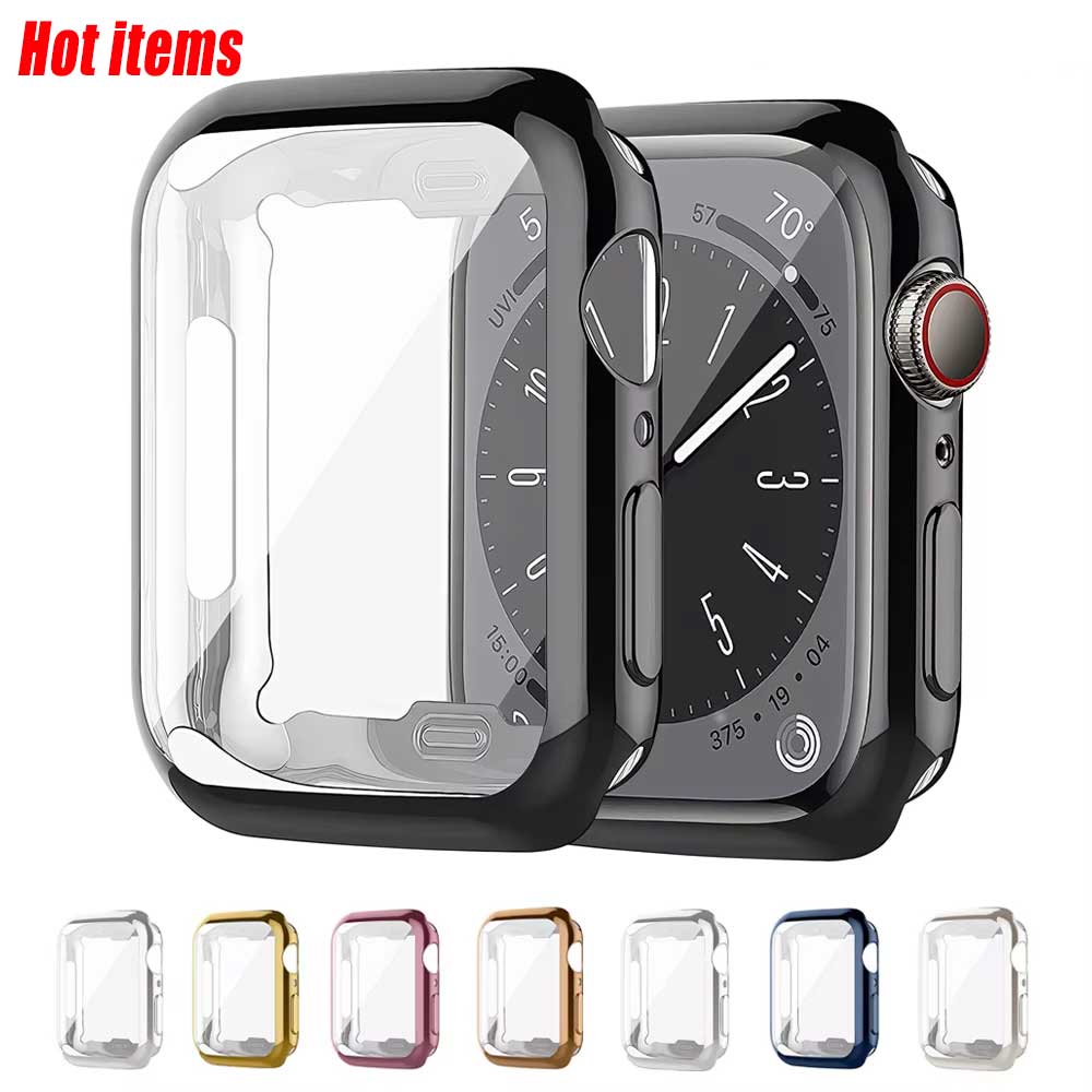 Capa para apple watch case 44m - Smartwatch Iphone Watches For Women avaliação e preço