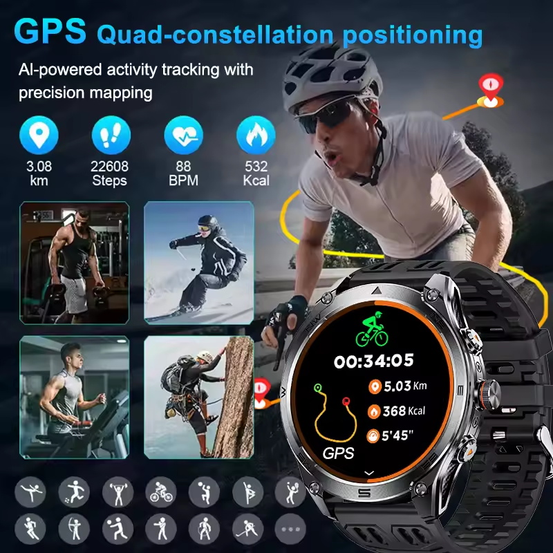 Relógio inteligente esportivo  - Smartwatch Running Watches For Men avaliação e preço