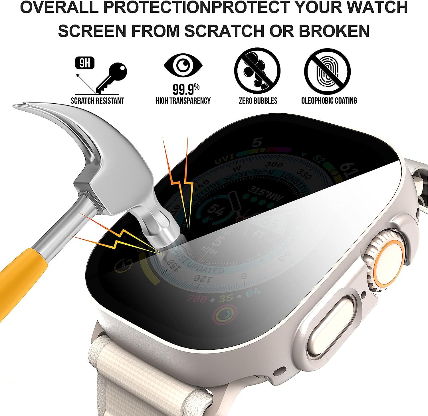 Película protetora para Apple  - Smartwatch Iphone Watches For Women avaliação e preço
