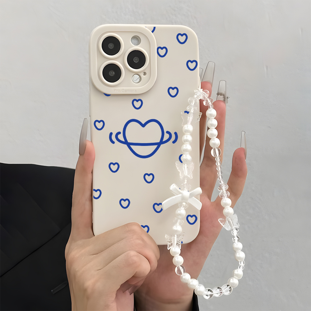 Capas de Celular Coração Azul  - Samsung Galaxy Strap avaliação e preço