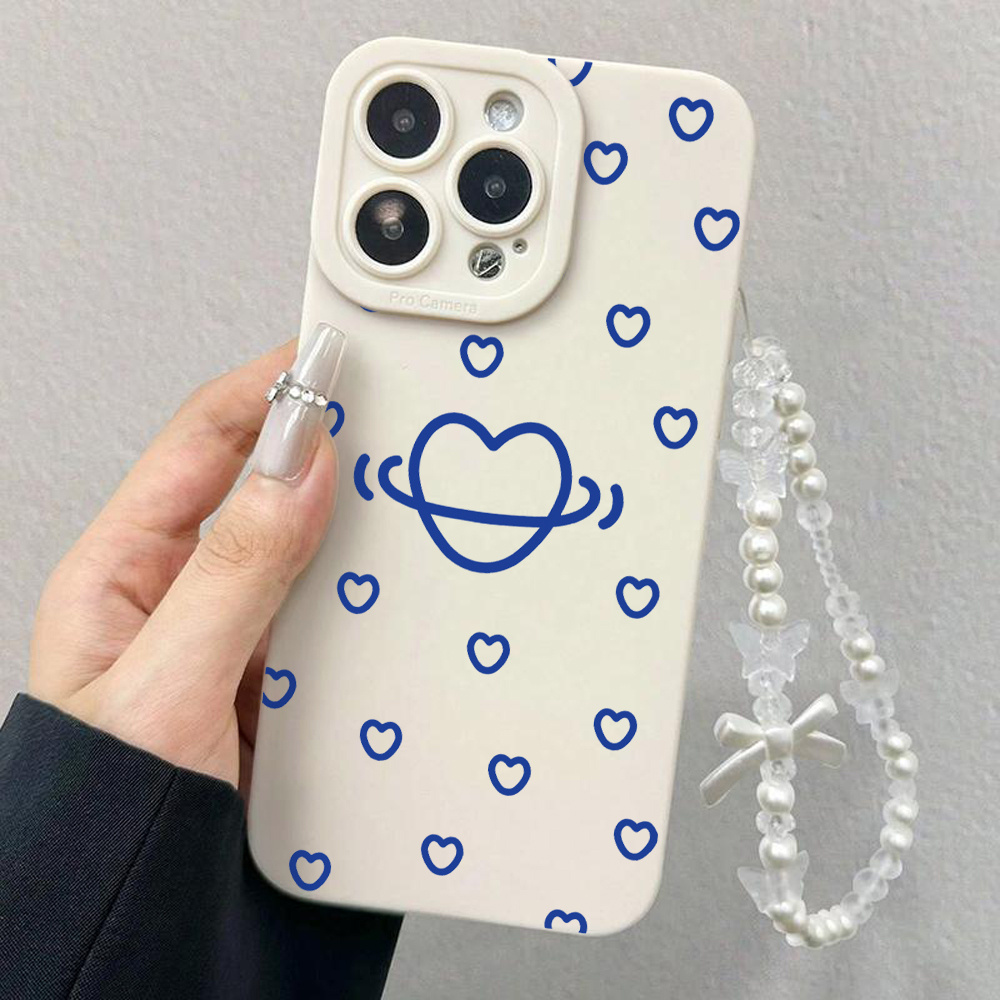 Capas de Celular Coração Azul  - Samsung Galaxy Strap avaliação e preço