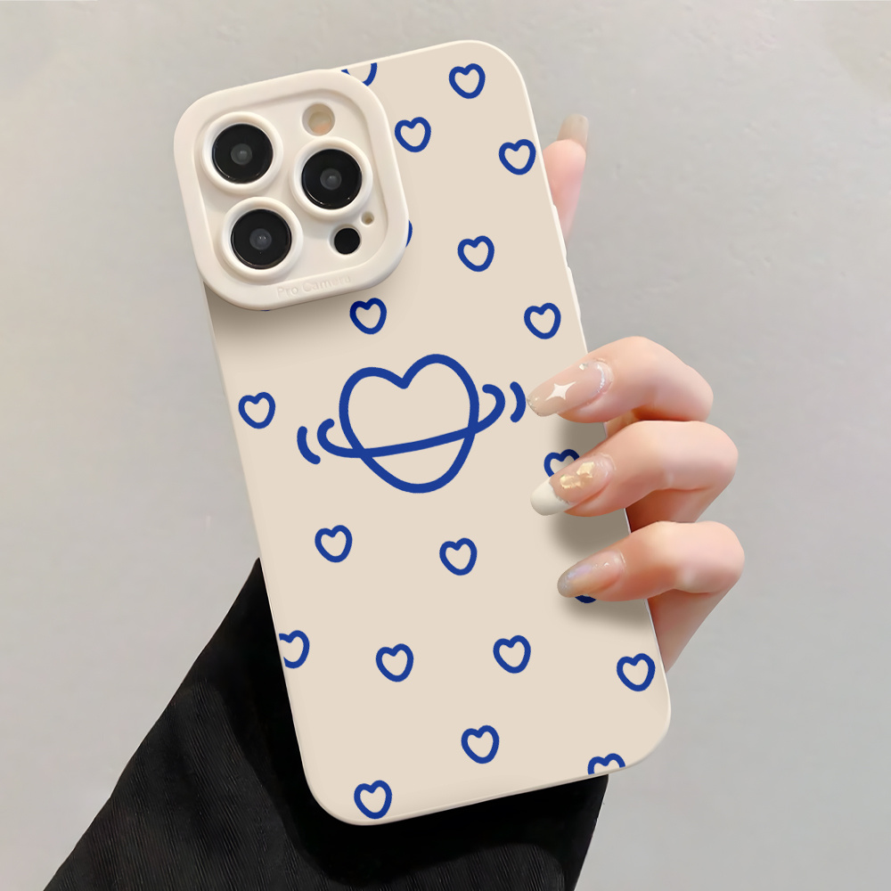 Capas de Celular Coração Azul  - Samsung Galaxy Strap avaliação e preço