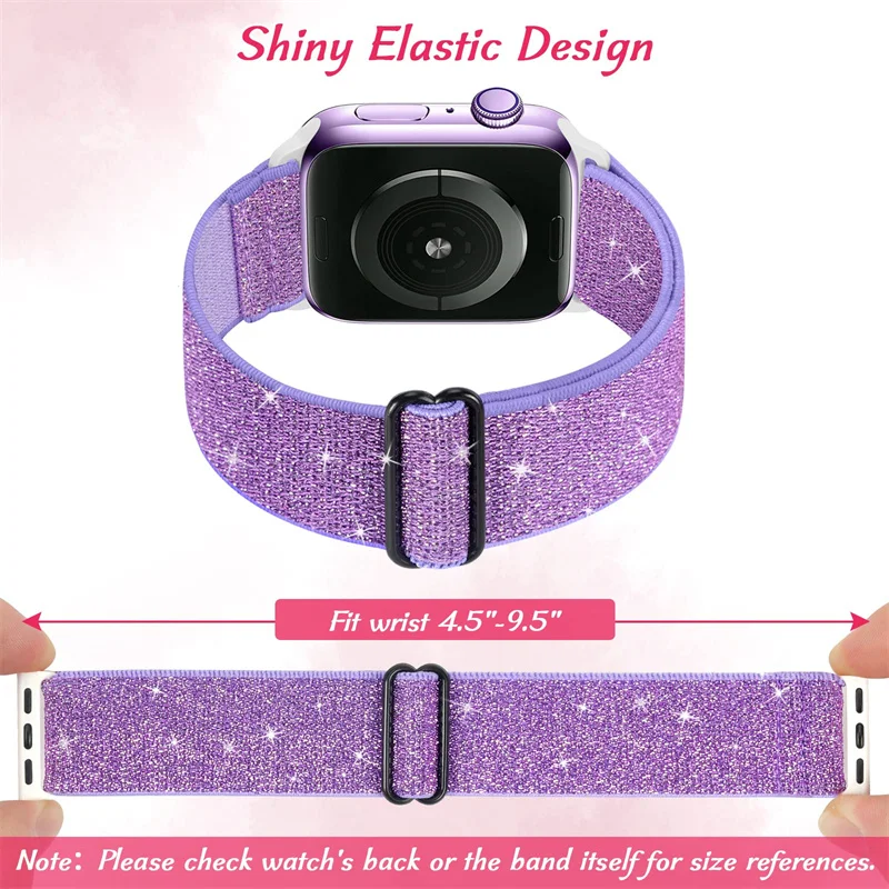 Scrunchie Strap para Apple Wat - Smartwatch Iphone Watches For Women avaliação e preço