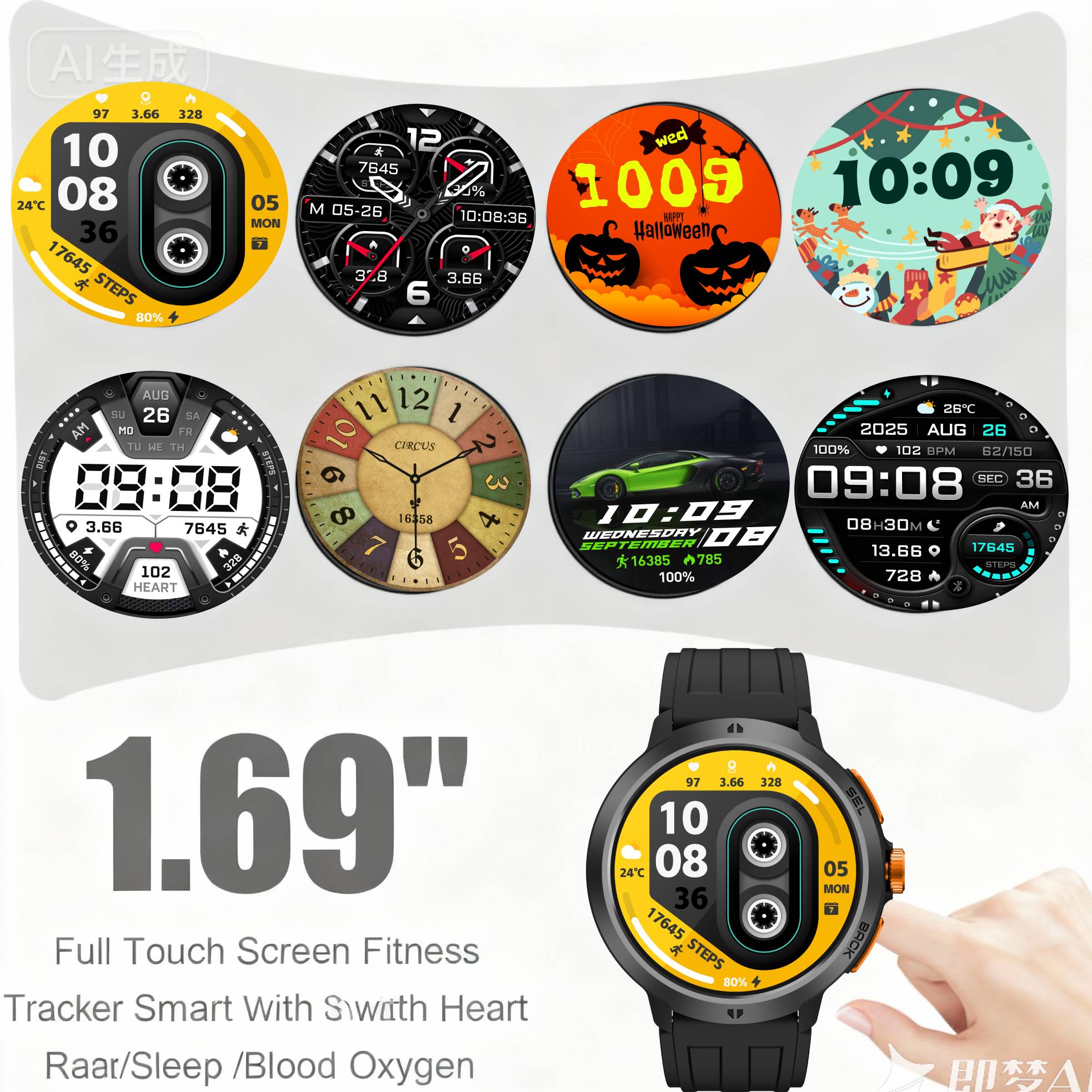 LEADOYS C33 Relógio inteligent - Smartwatch Running Watches For Men avaliação e preço