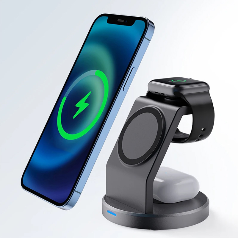 3 em 1 suporte de carregador s - Smartwatch Phone Watches avaliação e preço