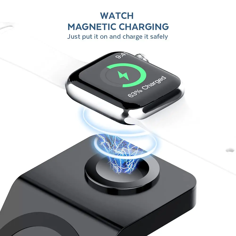 3 em 1 suporte de carregador s - Smartwatch Phone Watches avaliação e preço