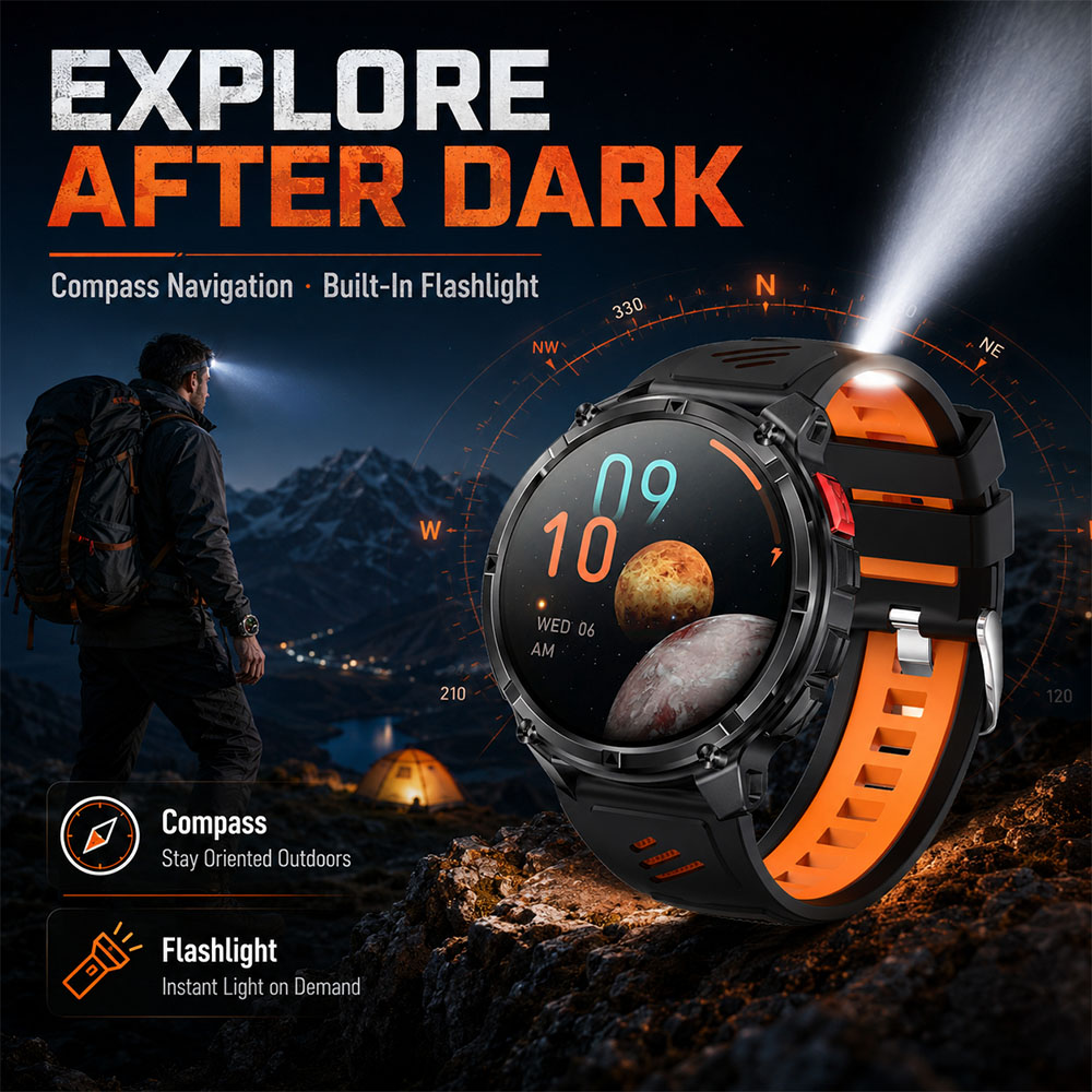 Relógio Inteligente Ultra Resi - Smartwatch Rugged Watches For Men avaliação e preço