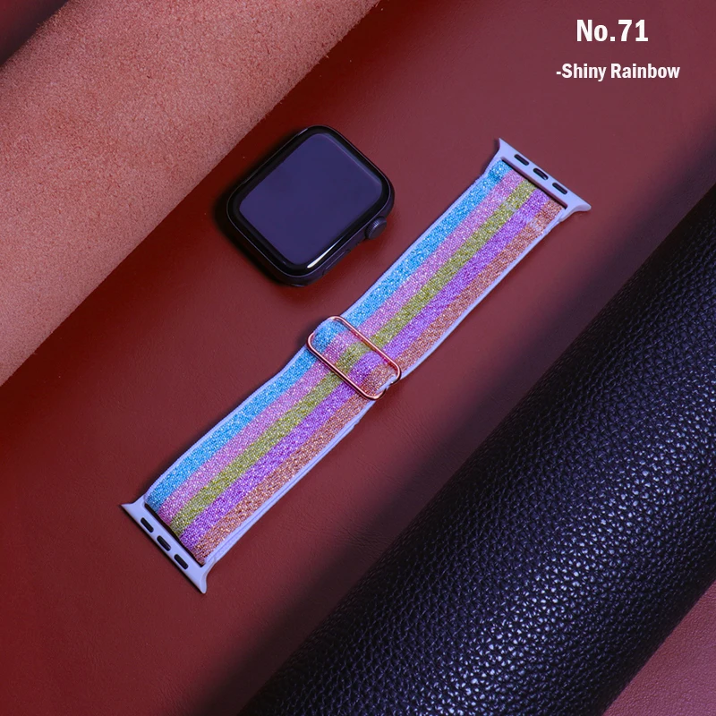 Scrunchie Strap para Apple Wat - Smartwatch Iphone Watches For Women avaliação e preço