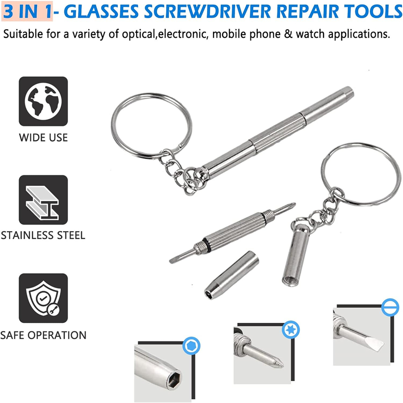Mini chaves de fenda de óculos - Watch Tool Repair Kit avaliação e preço
