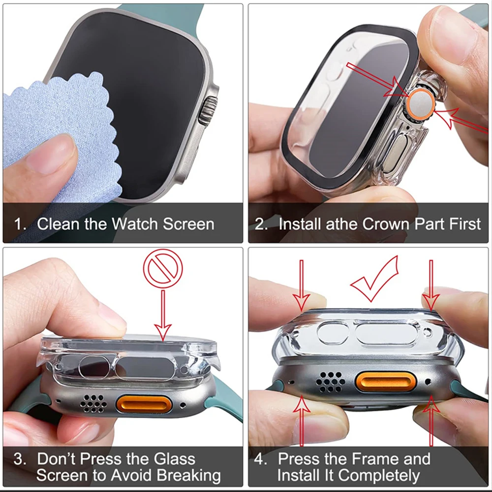 Vidro + capa para apple watch  - Smartwatch Luxury Watches avaliação e preço